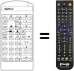 Replacement remote control Barco RECITAL