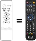 Replacement remote control 597-017P