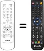 Replacement remote control Hitachi VT-MX705E VPS