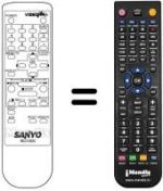 Replacement remote control 645.000.5169