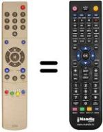 Replacement remote control Sinudyne 29H0B
