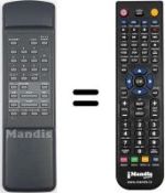 Mando a distancia equivalente Philips 2 SB 56 / 08