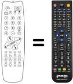 Replacement remote control UKV 910