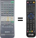 Mando a distancia equivalente Sony KV-211 XMTU