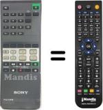 Mando a distancia equivalente Sony KV-C 2569 D