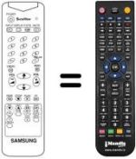 Mando a distancia equivalente Samsung 20 C3DF