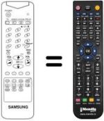 Mando a distancia equivalente Samsung CB 5373 Z