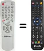 Mando a distancia equivalente Samsung SV-430 F