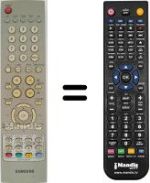 Mando a distancia equivalente Samsung LW 22A13W