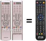 Mando a distancia equivalente Samsung PS-42P3S