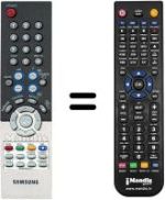 Mando a distancia equivalente Samsung PS 42D51 S