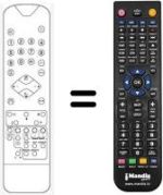 Mando a distancia equivalente RC 61331