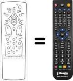 Replacement remote control MB 100