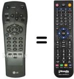 Mando a distancia equivalente LG C 980 SV