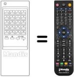 Mando a distancia equivalente Samsung TVC 20 PROG
