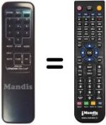 Replacement remote control CCS-105
