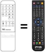 Mando a distancia equivalente Dual CKT 9825
