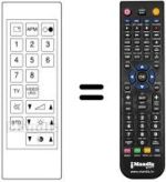 Mando a distancia equivalente CT-74 FC