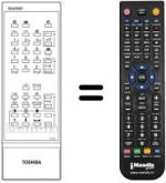 Mando a distancia equivalente 2312-0704