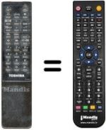 Mando a distancia equivalente Toshiba 2503 SF