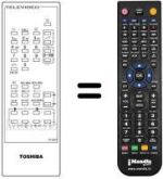 Mando a distancia equivalente CT-9401