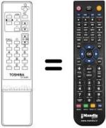 Mando a distancia equivalente CT-9455
