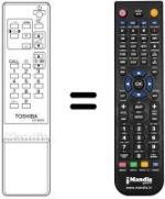 Mando a distancia equivalente CT-9476