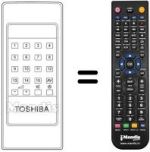 Mando a distancia equivalente CT-958