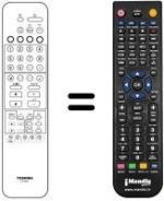 Mando a distancia equivalente CT-9626