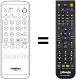 Mando a distancia equivalente CT-9673