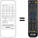 Mando a distancia equivalente Toshiba 2180 TD