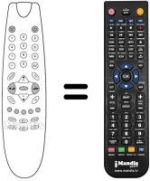 Mando a distancia equivalente United UTV 9020 X