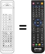 Mando a distancia equivalente DIGICOMPUTER OSD