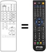 Mando a distancia equivalente Daewoo DMQ 2993