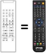 Replacement remote control DTV1 DIGITAL