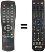 Mando a distancia equivalente Ctc DVB-T 818