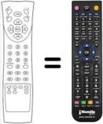 Replacement remote control Orion LA 2000