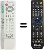 Mando a distancia equivalente Panasonic TX-29PS20 D