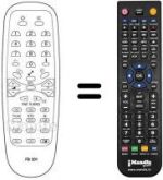 Replacement remote control Sinudyne RAP 14400