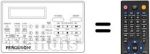 Replacement remote control FV 32 L