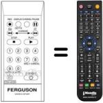 Replacement remote control FV 50B VIDEOSTAR
