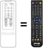 Mando a distancia equivalente LG GHV-1266 LR