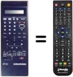 Replacement remote control Grundig GV-211