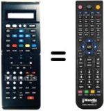 Replacement remote control Minerva GV-250 VPT