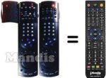 Mando a distancia equivalente Grundig GV-560 HIFI