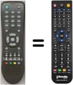 Replacement remote control RC 750