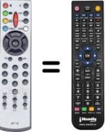 Replacement remote control Atlantic W 8670 / 8671