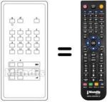 Mando a distancia equivalente IQ 16