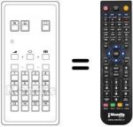 Replacement remote control IQ 16
