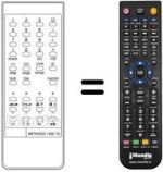 Mando a distancia equivalente INFRARED 1030TS